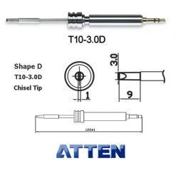 ATTEN T10-3,0D USB μύτη κολλητηριού